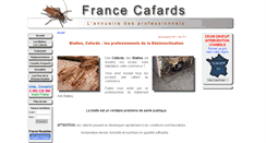 Desktop Screenshot of cafards.fr