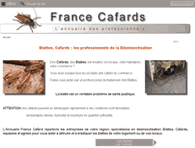 Tablet Screenshot of cafards.fr